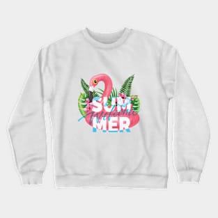 Pink flamingo Crewneck Sweatshirt